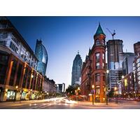 Jigsaw Puzzles For Adults 1000 Piece Toronto Ontario Canada Downtown Skyline At Dusk Landscape Photo Family Funny Challenging Holiday Puzzles Gift