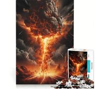 Jigsaw Puzzles for Adults 1000 Piece Total Destruction Brain Teaser Game Stress Reliever Wishlist with Santa Claus 38x26cm