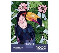 Jigsaw Puzzles for Adults 1000 Piece Toucan in A Tropical Setting Adult Puzzles Toy Wall Decor Wall Decoration Deal As Gifts for The Whole Family 70x50cm/1000pcs