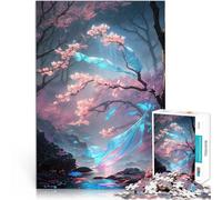 Jigsaw Puzzles for Adults 1000 Piece Translucent Petal Dream Quizspiel Jedes Stück ist einzigartig Anspruchsvolles Familienspiel38x26cm
