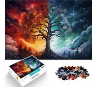 Jigsaw Puzzles for Adults 1000 Piece tree of life Made of wood Suitable for ages 14 and up Puzzle game Offered as gifts for the whole family。size：50x75cm/19.68x29.52inch