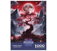 Jigsaw Puzzles for Adults 1000 Piece Tree of Life Torii Gate Puzzle for Adults Brain Teaser Game Presents for Women Fun Activities at Home 38x26cm/1000pcs