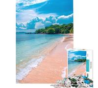 Jigsaw Puzzles for Adults 1000 Piece Tropical Beach Paradise Difficult And Challenge Difficult Hard Toy Wall Decor for And from 14 Years And over (38x26cm)
