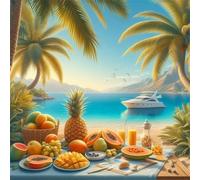 Jigsaw Puzzles for Adults 1000 Piece Tropical Fruit Trees, Jigsaws 1000 pieces for adults Family Activity, Challenging puzzles Games, Colourful, Beautiful Decoration Puzzle