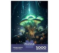 Jigsaw Puzzles for Adults 1000 Piece Twilight Mushroom Canopy Puzzles for Adults Relax Games Pattern Assembly Christmas Birthday Gifts 38x26cm/1000pcs