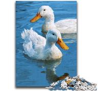 Jigsaw Puzzles for Adults 1000 Piece Two Ducks Teenager Jigsaw,family Fun Games Is Ideal As A Gift for The Whole Family (26x38cm)