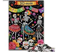Jigsaw Puzzles for Adults 1000 Piece Undead Skeleton 1000 Piece Jigsaw Family Game Night, Home Decor & Brain Training Gift (Size 26x38cm)