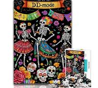 Jigsaw Puzzles for Adults 1000 Piece Undead Skeleton 1000 Pieces for Teenagers,Educational Toy Funny Family Games Unique Home Decor 75x50cm
