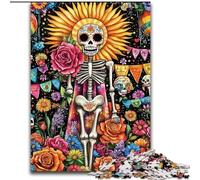 Jigsaw Puzzles for Adults 1000 Piece Undead Skeleton Difficult Puzzles for Adults 50X75CM Challenging Brain Teaser for Teenagers, Family Game Night Fun