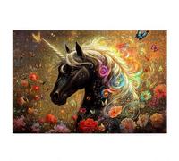 Jigsaw Puzzles for Adults 1000 piece, Unicorn Puzzles for Adults, Impossible Puzzle 1000 piece, Family Educational Wooden Puzzle, Challenging Jigsaws, Gift Box Packaging, Gifts for Women (Flower) W-47