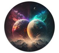 Jigsaw Puzzles for Adults, 1000 Piece Universe Planet Jigsaw Puzzles Challenging Brain Teaser for Teenagers, Family Game Night Fun 67.5x67.5cm