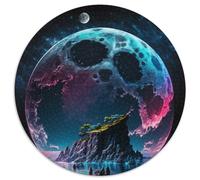 Jigsaw Puzzles for Adults, 1000 Piece Universe Planet Landscape 1000 Pieces Round Puzzles for Adults Challenging Brain Teaser, Family Activity, Home Decor, 67.5x67.5cm