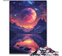 Jigsaw Puzzles for Adults 1000 Piece Universe Planet, Stress Reliever Difficult Challenge Secret Santa Gifts for Age 14 Years Up (Size 26x38cm)