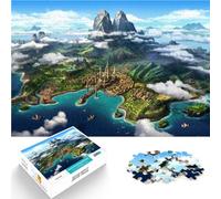 Jigsaw Puzzles for Adults 1000 Piece Unknown Island Made of cardboard Suitable for ages 14 and up Puzzle for Educational game for birthday and Christmas。size:38x52cm/14.96x20.47inch