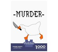 Jigsaw Puzzles for Adults 1000 Piece Untitled Funny Duck Knife Adult Puzzles Anti-Stress Toys Improve Memory Challenging Game Gifts 38x26cm/1000pcs