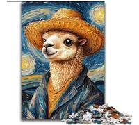 Jigsaw Puzzles for Adults 1000 Piece Van Gogh Alpaca Jigsaw Puzzles for Adults, 1000 Piece An for Christmas Or Birthdays (Size 26x38cm)