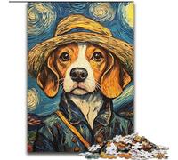 Jigsaw Puzzles for Adults 1000 Piece Van Gogh Beagle Jigsaw Puzzles for Adults, 1000 Piece An for Christmas Or Birthdays (Size 50x75cm)