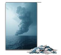 Jigsaw Puzzles for Adults 1000 Piece Vast Sea of Smoke Jigsaw Puzzles Games Toys Gift Suitable for Desktop Decoration 1000 PCS(75x50cm)
