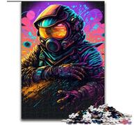 Jigsaw Puzzles for Adults 1000 Piece Vector Cute Colorful Ninja Made of Wood, Perfect DIY Art Decor Or Birthday Gift 50x75cm Family Fun Craft, Perfect for Birthdays, Holidays