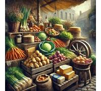 Jigsaw Puzzles for Adults 1000 piece Vegetable Store, 1000 Piece Difficult jigsaw puzzles for adults, Challenging Jigsaws 1000 pieces, Puzzle Game for The Whole for Women, Gifts for Men 65x65cm