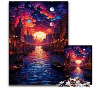 Jigsaw Puzzles for Adults 1000 Piece Venice Italy Jigsaw Puzzles Perfect for Halloween Christmas Birthday Gift 1000 PCS(38x26cm)