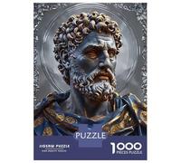 Jigsaw Puzzles for Adults 1000 Piece Vintage Marcus Aurelius Puzzles for Adults Relax Games Pattern Assembly Christmas Birthday Gifts 70x50cm/1000pcs