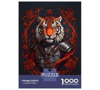 Jigsaw Puzzles for Adults 1000 Piece Vintage Tigers Puzzle for Adults Brain Teaser Game Enhance Memory Fun at Home Activities, 38x26cm/1000pcs