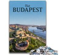 Jigsaw Puzzles for Adults 1000 Piece Visit Budapest Puzzles for Adults,Stress Reliever Difficult Challenge Unique Home Decor And Gifts (26x38cm)