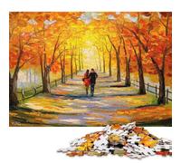 Jigsaw Puzzles for Adults 1000 Piece Walk on A Sunny Day Jigsaw Puzzle Adult Paperboard Puzzles Brain Teaser Puzzles For Adults 38x26cm/1000pcs