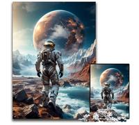 Jigsaw Puzzles for Adults 1000 Piece Walking in The Cosmos Paper Jigsaw Puzzles for Birthdays And Holidays 1000 PCS(38x26cm)