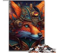 Jigsaw Puzzles for Adults, 1000 Piece Warrior Fox Puzzles 1000 Pieces for Adults Artwork Decor Intelligence Toy for Family Indoor Games (Size 26x38 cm)