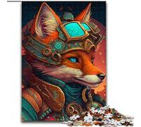 Jigsaw Puzzles for Adults 1000 Piece Warrior Fox Wooden Jigsaw Puzzles for Birthdays And Holidays size : 50x75cm