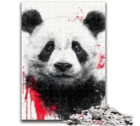 Jigsaw Puzzles for Adults 1000 Piece Watercolor Panda Help The Brain Exercise Addictive Toys to Cultivate Patience Parent-child Interaction 26x38cm