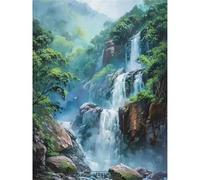Jigsaw Puzzles for Adults 1000 Piece Waterfalls Streams Nature, Jigsaws 1000 pieces for adults Family Activity, Challenging puzzles Games, Colourful, Beautiful Decoration Puzzle