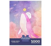 Jigsaw Puzzles for Adults 1000 Piece Whale Rabbit Lemon Sky Jigsaw Relax Games Wall Decoration Deal As Gifts for The Whole Family 38x26cm/1000pcs