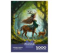 Jigsaw Puzzles for Adults 1000 Piece Whispers in The Wildwood Puzzles for Adults Relax Games Pattern Assembly Christmas Birthday Gifts 70x50cm/1000pcs