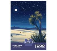 Jigsaw Puzzles for Adults 1000 Piece White Sands National Park Puzzles for Adults Relax Games Pattern Assembly Christmas Birthday Gifts 70x50cm/1000pcs