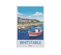 Jigsaw Puzzles for Adults 1000 Piece，Whitstable Kent，Classic Puzzle Teens Boys Girls Puzzles for DIY Intellective Educational Game, Gift Home Decor（38x26cm）-FX69