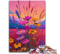 Jigsaw Puzzles for Adults 1000 Piece Wildflower Summer Puzzles for Teenagers,Educational Toy Funny Family Games Unique Home Decor (38x26cm)
