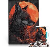 Jigsaw Puzzles for Adults 1000 Piece Wolf Colorful Animal Made of wood for and 14 years and over Play Toys As a gift for the whole family and friends。size:50x75cm/19.68x29.52inch