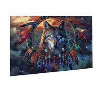 Jigsaw Puzzles for Adults 1000 Piece Wolf Jigsaw Puzzle - Colourful, Challenging Game & Brainteasing Adult Jigsaws, The Whole 3D Jigsaw Gifts for Women, Men Beautiful Decoration Animal Hair K0F-488