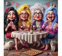 Jigsaw Puzzles for Adults 1000 piece Woman Party, 1000 Piece Difficult jigsaw puzzles for adults, Challenging Jigsaws 1000 pieces, Puzzle Game for The Whole for Women, Gifts for Men 65x65cm