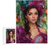 Jigsaw Puzzles for Adults 1000 Piece Woman Wheat, 1000 Piece Jigsaw Puzzles for Adults, Educational Game jigsaw puzzle 30 x 20 inches Suitable for Decompression and Room Wall Decor Gifts PjY8561 1-0