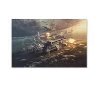 Jigsaw Puzzles for Adults 1000 Piece，World of Tanks, war，Educational Games Brain Challenge Jigsaw Puzzles for Adult Kids（38x26cm）-A80