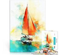 Jigsaw Puzzles for Adults 1000 Piece Yacht racing sport Pädagogisches Familienspiel Verbessern Sie das Gedächtnis38x26cm