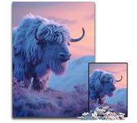 Jigsaw Puzzles for Adults 1000 Piece Yak Aesthetic Sunset Wooden Jigsaw Puzzles for Adults Gift for Men And Women DailySpecial Occasion 1000 PCS(75x50cm)