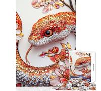 Jigsaw Puzzles for Adults 1000 Piece Year of The Snake Jigsaw 1000 Pieces Toy Wall Decor Gifts For Birthdays Improve Memory (50x75cm)