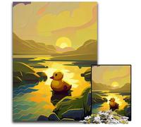 Jigsaw Puzzles for Adults 1000 Piece Yellow Rubber Duck Nature Puzzles for Adults Family Game Night Fun DIY Decorative Artwork 1000 PCS(38x26cm)