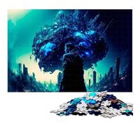 Jigsaw Puzzles for Adults 1000 Piece Zeus Paper Jigsaw Challenging Brain Teaser for Teenagers Family Fun Interactive Game 1000 PCS(38x26cm)