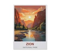 Jigsaw Puzzles for Adults 1000 Piece,Zion National Park,Difficult Puzzle Perfect Educational Gift for Boys And Girls(38x26cm)-C14